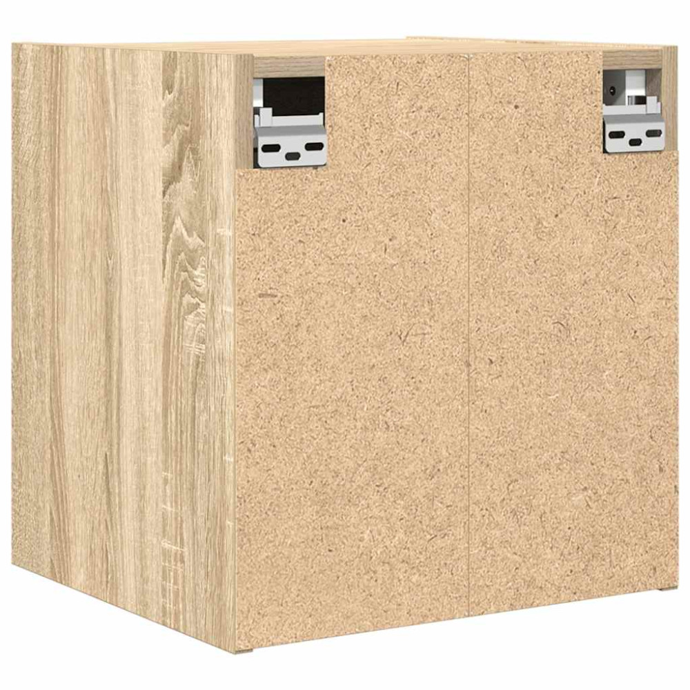 Produktbild för Väggmonterat sängskåp sonoma ek 38x34x40 cm