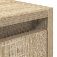 Produktbild för Väggmonterade sängskåp 2 st, Sonoma Ek 38x34x40 cm