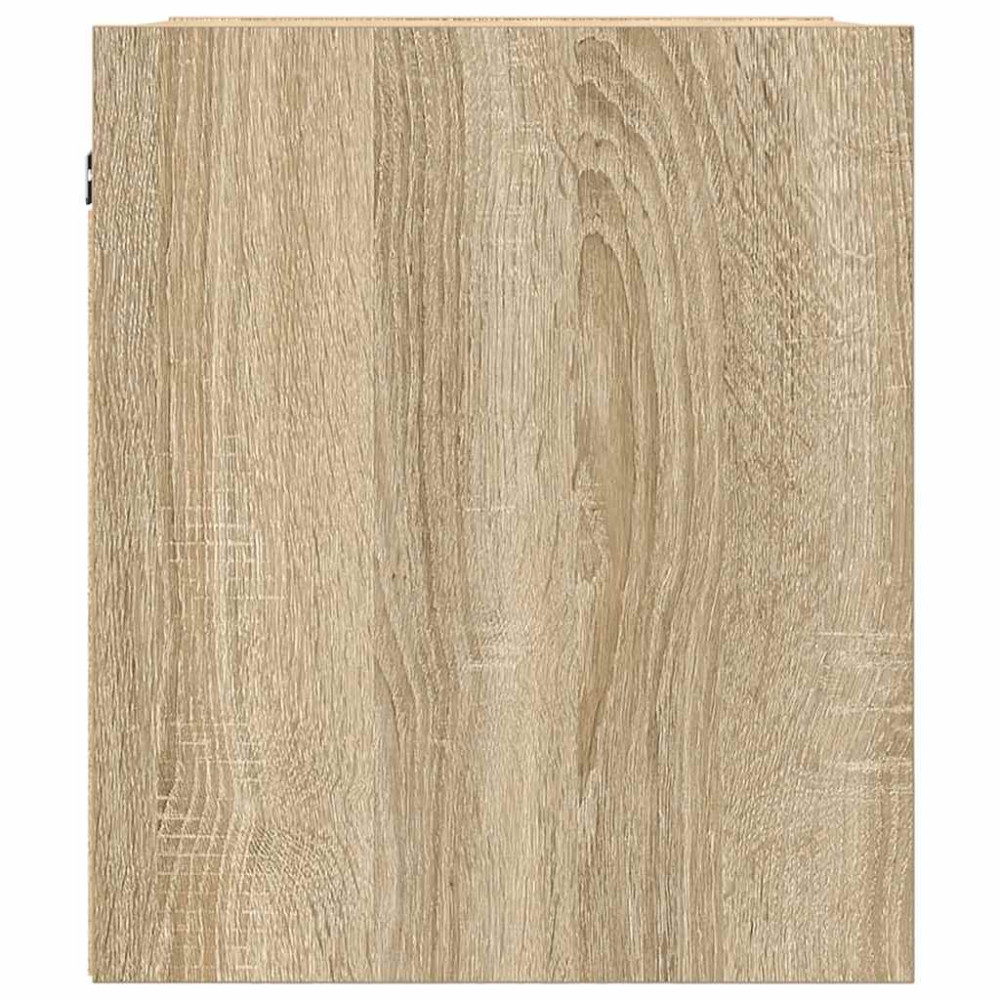 Produktbild för Väggmonterade sängskåp 2 st, Sonoma Ek 38x34x40 cm