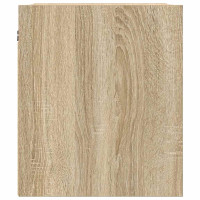 Produktbild för Väggmonterade sängskåp 2 st, Sonoma Ek 38x34x40 cm