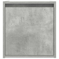 Produktbild för Väggmonterade sängskåp 2 st betonggrå 38x34x40 cm
