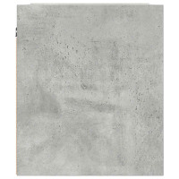 Produktbild för Väggmonterade sängskåp 2 st betonggrå 38x34x40 cm