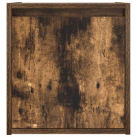 Produktbild för Väggmonterat sängskåp rökt ek 38x34x40 cm