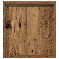 Produktbild för Väggmonterade sängskåp 2 st gammalt trä 38x34x40 cm