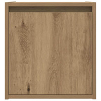 Produktbild för Väggmonterade sängskåp 2 st, hantverksmässig ek 38x34x40 cm