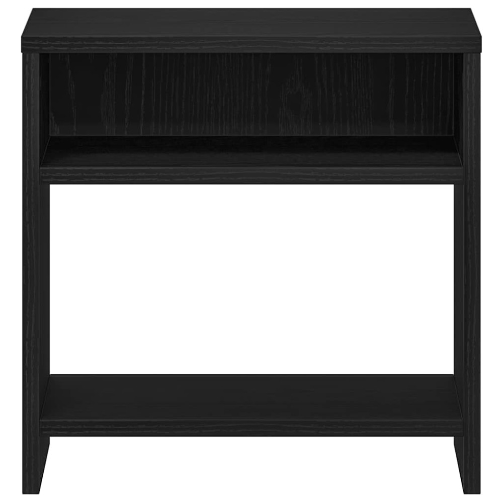 Produktbild för Sängbord 2 st svart ek 40x30x40 cm konstruerat trä