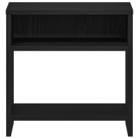 Produktbild för Sängbord 2 st svart ek 40x30x40 cm konstruerat trä