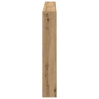 Produktbild för Skåp till huvudgavel med LED Artisan ek 160x17x102 cm