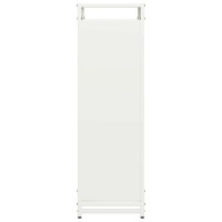 Produktbild för Vedställ vit 60x28x90 cm kallvalsat stål