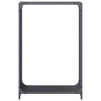 Produktbild för Vedställ antracit 60x28x90 cm kallvalsat stål