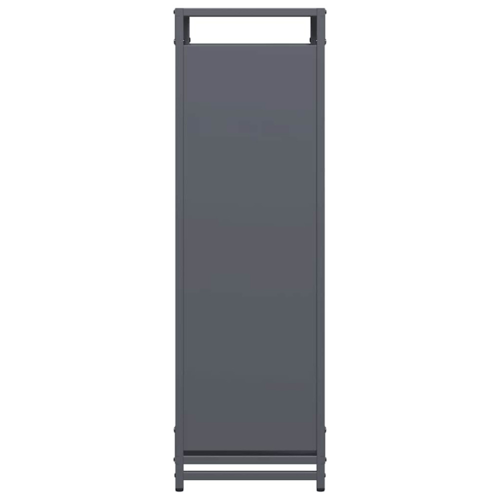 Produktbild för Vedställ antracit 60x28x90 cm kallvalsat stål