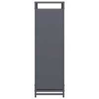Produktbild för Vedställ antracit 60x28x90 cm kallvalsat stål
