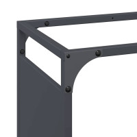 Produktbild för Vedställ antracit 60x28x90 cm kallvalsat stål