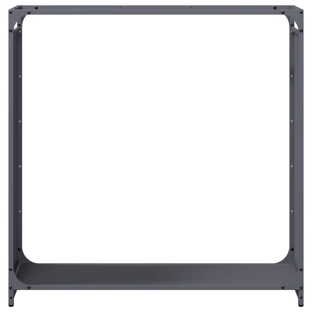 Produktbild för Vedställ antracit 90x28x90 cm kallvalsat stål