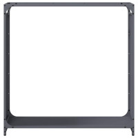 Produktbild för Vedställ antracit 90x28x90 cm kallvalsat stål