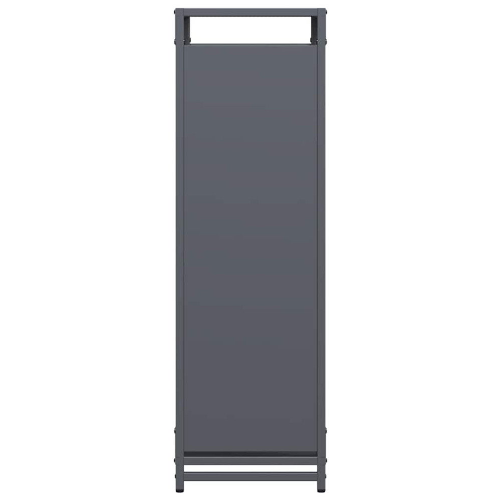Produktbild för Vedställ antracit 90x28x90 cm kallvalsat stål