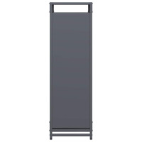 Produktbild för Vedställ antracit 90x28x90 cm kallvalsat stål