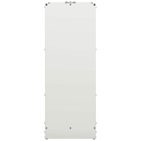 Produktbild för Vedställ vit 40x30x80 cm kallvalsat stål