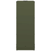 Produktbild för Vedställ olivgrön 40x30x80 cm kallvalsat stål