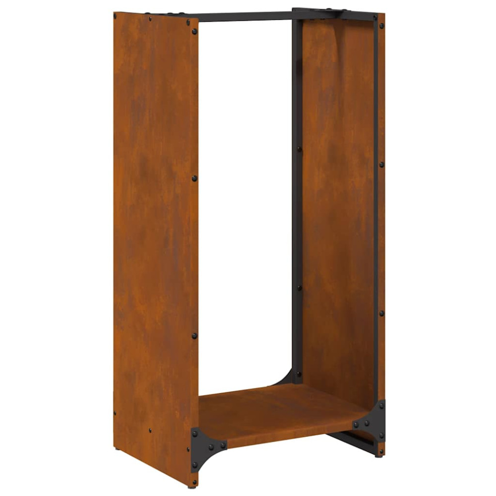 Produktbild för Vedställ 40x30x80 cm väderbeständigt stål