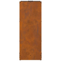 Produktbild för Vedställ 40x30x80 cm väderbeständigt stål