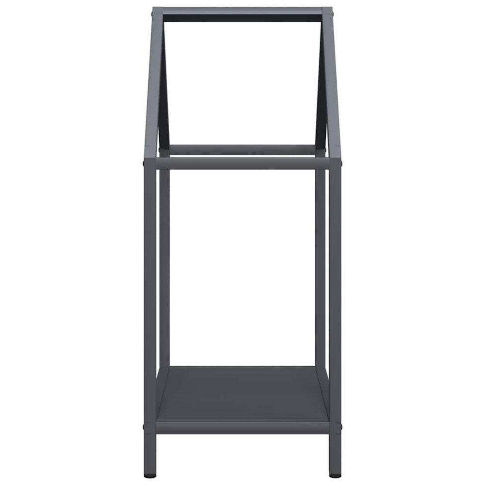 Produktbild för Vedställ antracit 40x25x60 cm kallvalsat stål