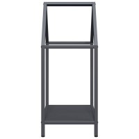 Produktbild för Vedställ antracit 40x25x60 cm kallvalsat stål