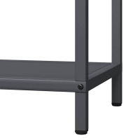 Produktbild för Vedställ antracit 40x25x60 cm kallvalsat stål