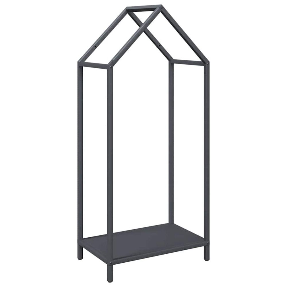 Produktbild för Vedställ antracit 40x25x90 cm kallvalsat stål