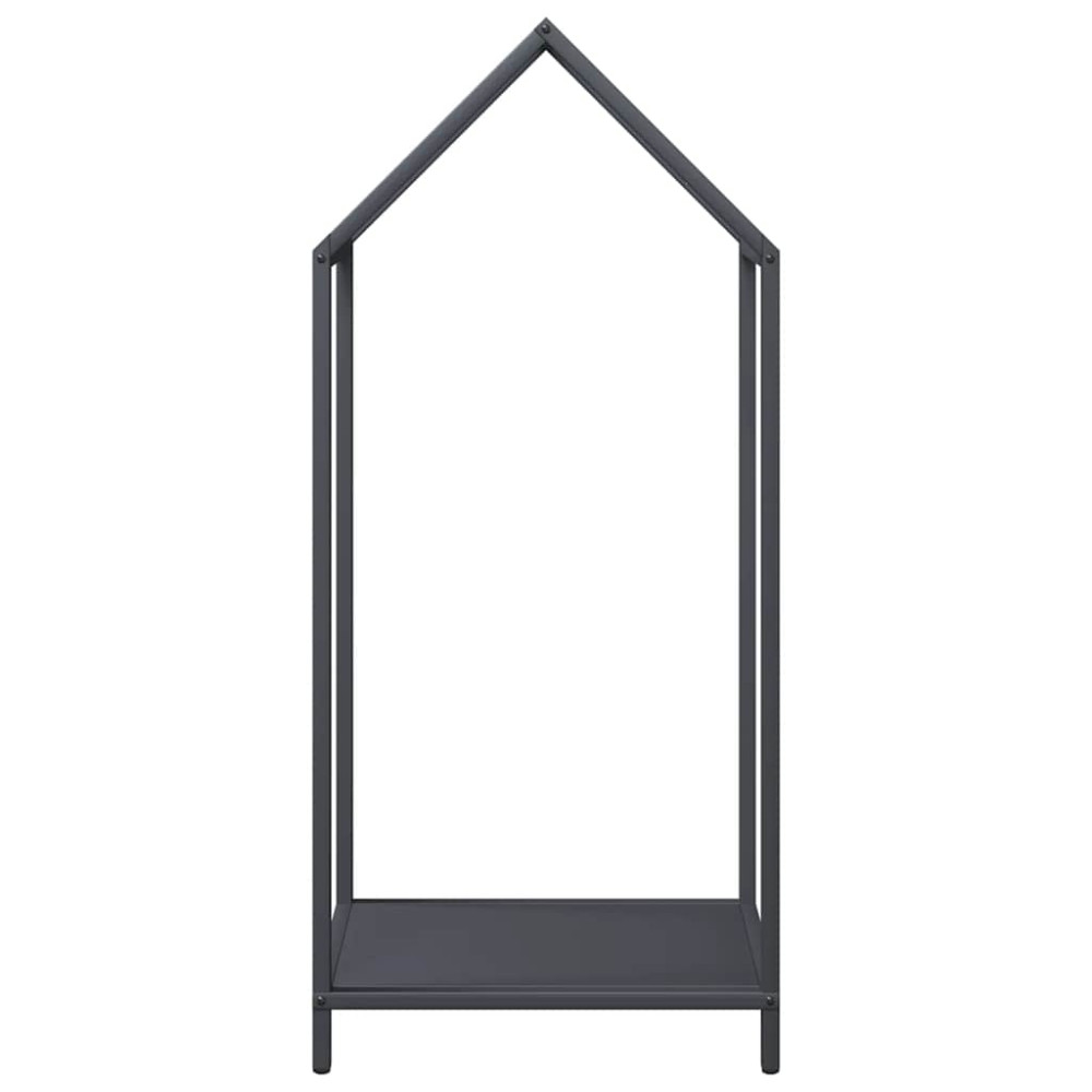 Produktbild för Vedställ antracit 40x25x90 cm kallvalsat stål