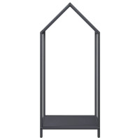 Produktbild för Vedställ antracit 40x25x90 cm kallvalsat stål
