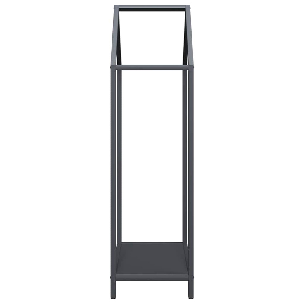 Produktbild för Vedställ antracit 40x25x90 cm kallvalsat stål