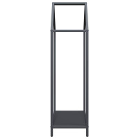 Produktbild för Vedställ antracit 40x25x90 cm kallvalsat stål