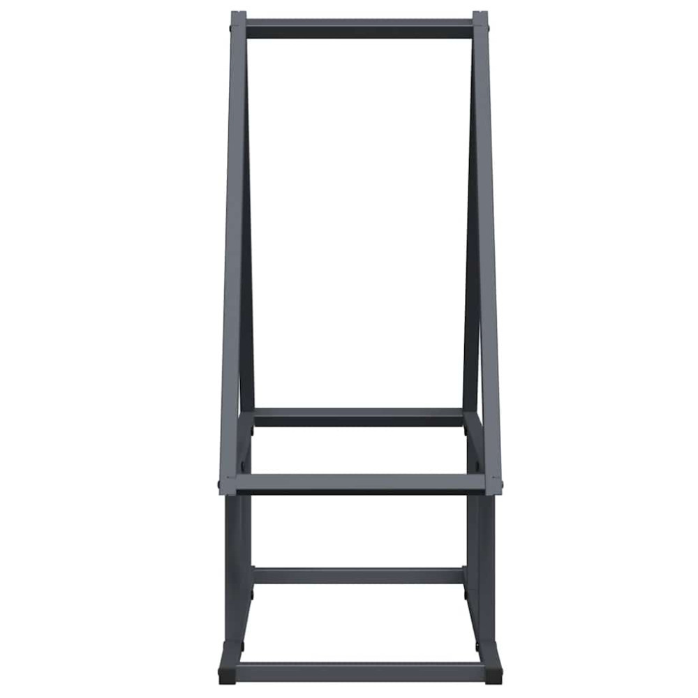 Produktbild för Vedställ antracit 50x25x60 cm kallvalsat stål