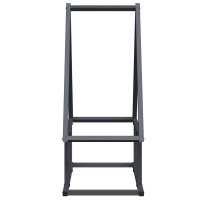 Produktbild för Vedställ antracit 50x25x60 cm kallvalsat stål