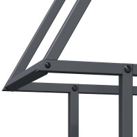 Produktbild för Vedställ antracit 50x25x60 cm kallvalsat stål