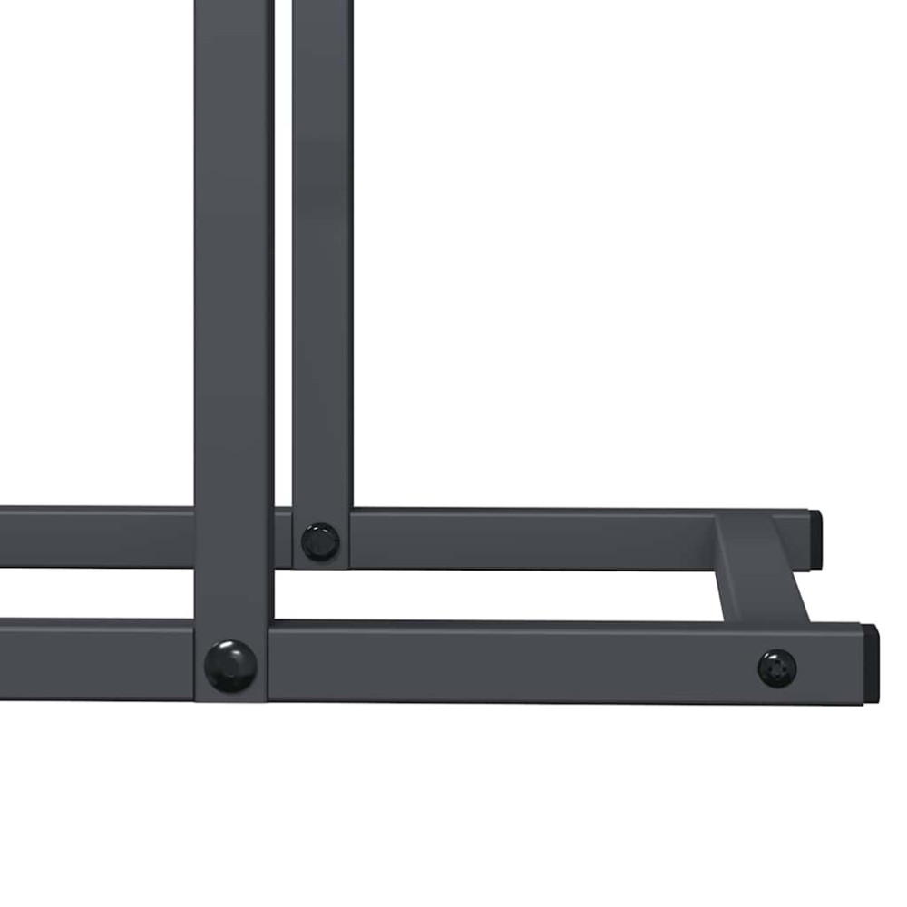 Produktbild för Vedställ antracit 50x25x60 cm kallvalsat stål