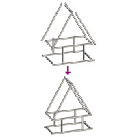 Produktbild för Vedställ antracit 50x25x60 cm kallvalsat stål