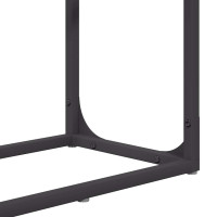 Produktbild för Vedställ svart 60x25x100 cm kallvalsat stål