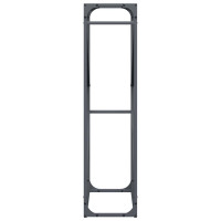 Produktbild för Vedställ antracit 60x25x100 cm kallvalsat stål
