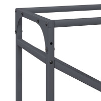 Produktbild för Vedställ antracit 60x25x100 cm kallvalsat stål
