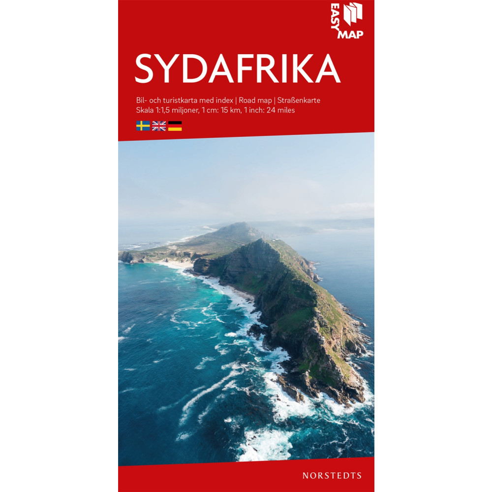 Produktbild för Sydafrika EasyMap : Skala 1:1,5milj