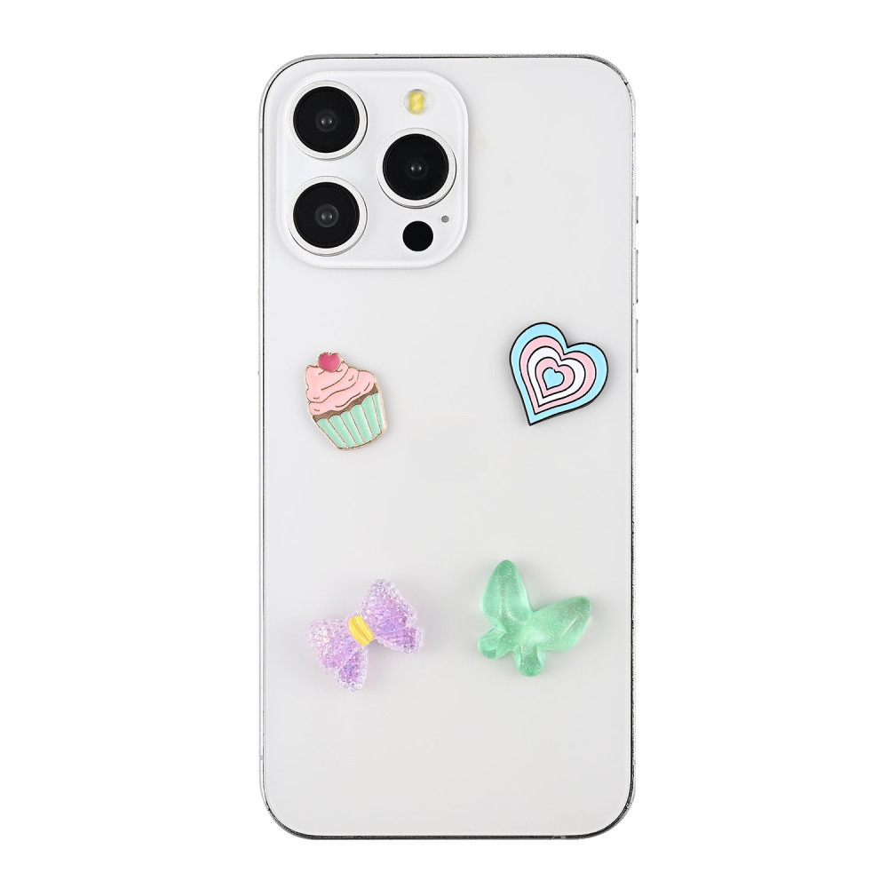 Produktbild för Pimp your Phone Set.7 Metal and Plastic Charms 4pcs