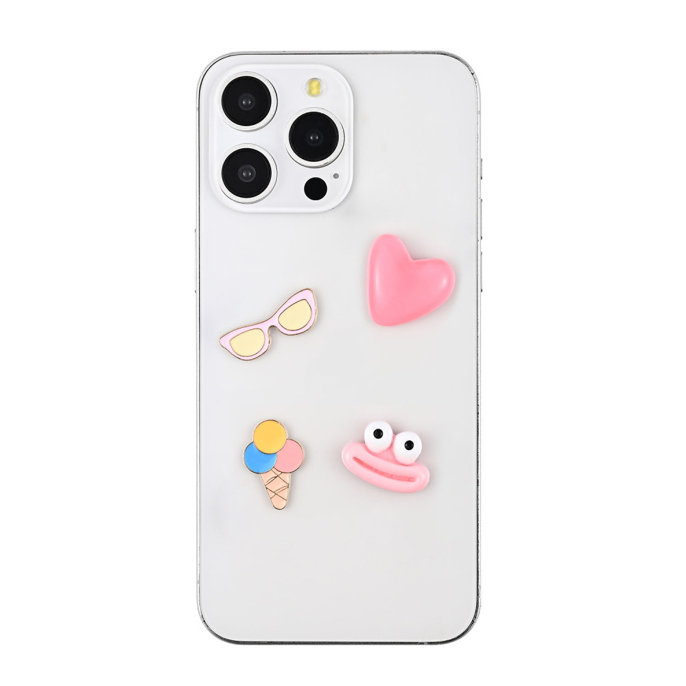 Produktbild för Pimp your Phone Set.10 Metal and Plastic Charms 4pcs