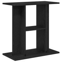Produktbild för Akvariestativ svart ek 60x30x60 cm konstruerat trä