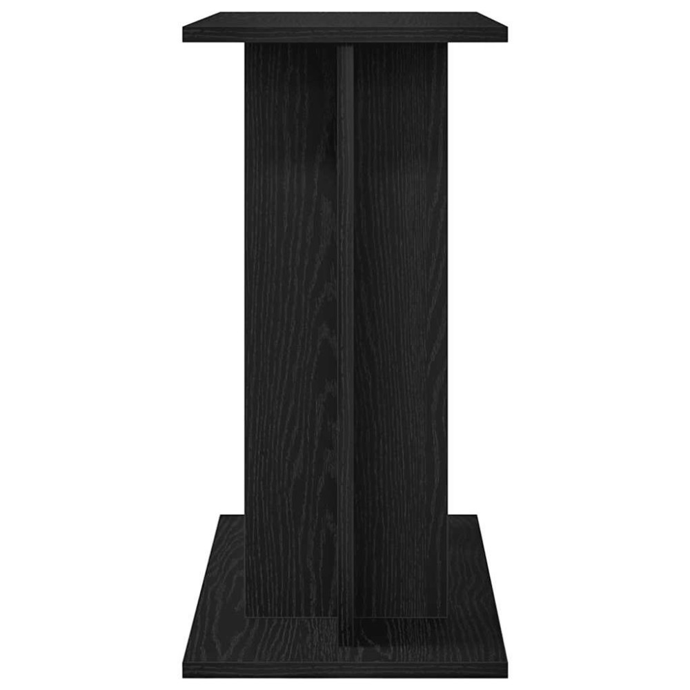 Produktbild för Akvariestativ svart ek 60x30x60 cm konstruerat trä