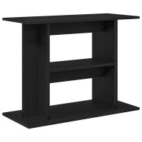 Produktbild för Akvarieställ svart ek 80x35x60 cm konstruerat trä
