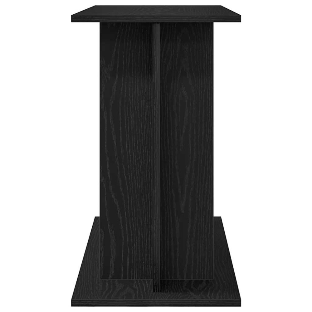Produktbild för Akvarieställ svart ek 80x35x60 cm konstruerat trä