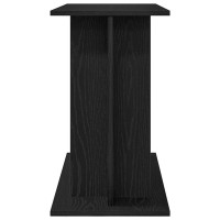 Produktbild för Akvarieställ svart ek 80x35x60 cm konstruerat trä