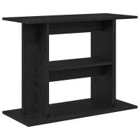 Produktbild för Akvarieställ svart ek 80x35x60 cm konstruerat trä